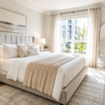 Modern bedroom decor on a budget