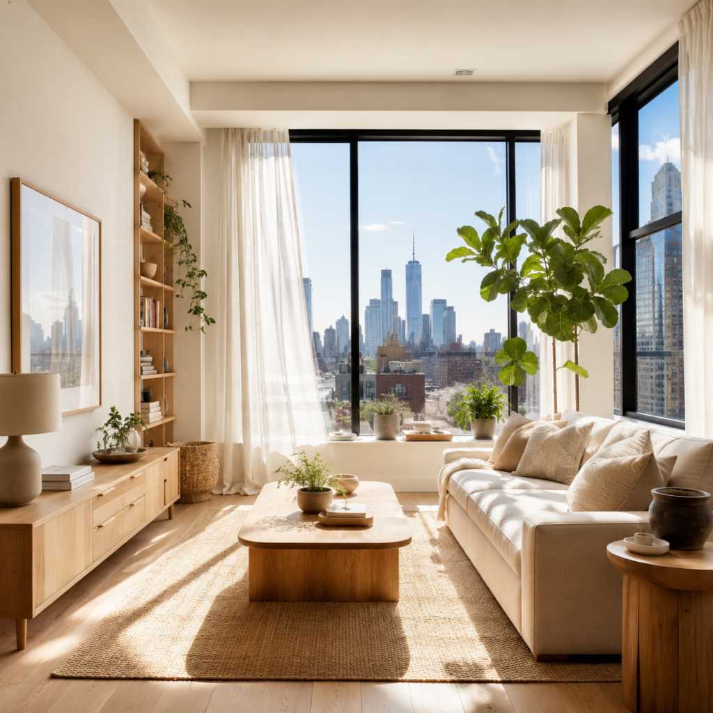 Apartment Living Room Ideas With Large Windows