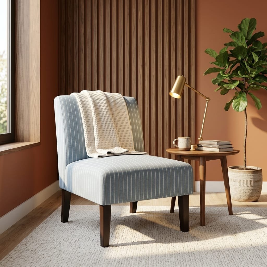 Cozy Bedroom Reading Nook With Accent Chair 