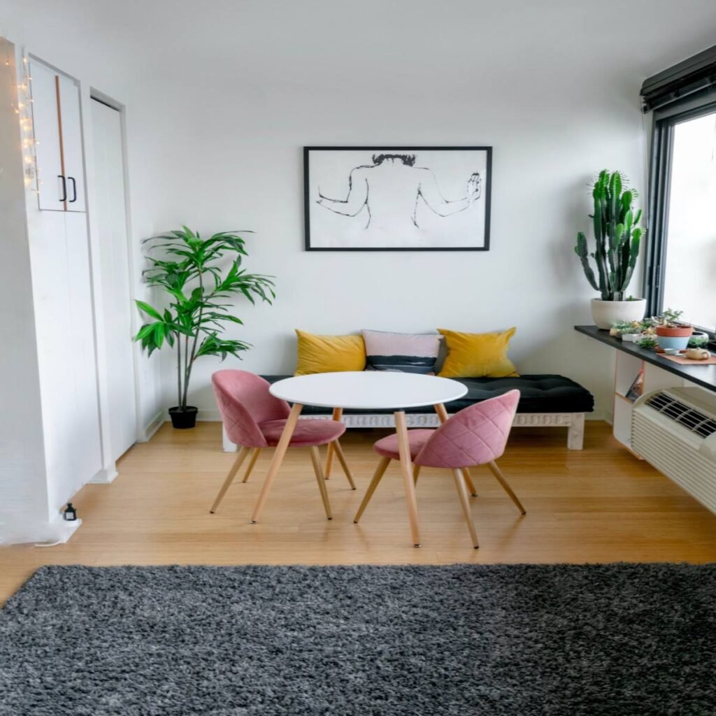 apartment decor ideas showing peronality with modern and vintage mix